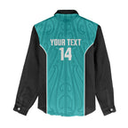 Custom New Zealand Stingray Oztag Women Casual Shirt Tag Rugby Maori Pattern Teal Version