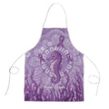 Australia Epilepsy Awareness Apron Seahorse Think Purple Ribbon Aboriginal - Aussie Hoodie