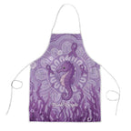 Australia Epilepsy Awareness Apron Seahorse Think Purple Ribbon Aboriginal - Aussie Hoodie