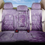 Australia Epilepsy Awareness Back Car Seat Cover Seahorse Think Purple Ribbon Aboriginal - Aussie Hoodie