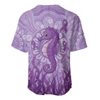 Australia Epilepsy Awareness Baseball Jersey Seahorse Think Purple Ribbon Aboriginal - Aussie Hoodie