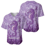 Australia Epilepsy Awareness Baseball Jersey Seahorse Think Purple Ribbon Aboriginal - Aussie Hoodie