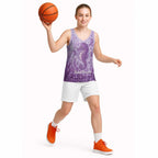 Australia Epilepsy Awareness Basketball Jersey Seahorse Think Purple Ribbon Aboriginal - Aussie Hoodie