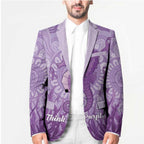 Australia Epilepsy Awareness Blazer Seahorse Think Purple Ribbon Aboriginal - Aussie Hoodie