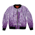 Australia Epilepsy Awareness Bomber Jacket Seahorse Think Purple Ribbon Aboriginal - Aussie Hoodie