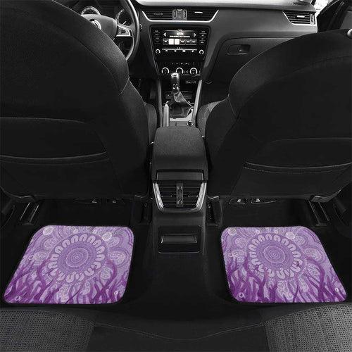 Australia Epilepsy Awareness Car Mats Seahorse Think Purple Ribbon Aboriginal - Aussie Hoodie