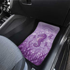Australia Epilepsy Awareness Car Mats Seahorse Think Purple Ribbon Aboriginal - Aussie Hoodie