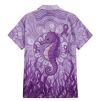 Australia Epilepsy Awareness Family Matching Mermaid Dress and Hawaiian Shirt Seahorse Think Purple Ribbon Aboriginal - Aussie Hoodie