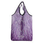Australia Epilepsy Awareness Grocery Bag Seahorse Think Purple Ribbon Aboriginal - Aussie Hoodie