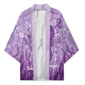 Australia Epilepsy Awareness Kimono Seahorse Think Purple Ribbon Aboriginal - Aussie Hoodie