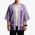 Australia Epilepsy Awareness Kimono Seahorse Think Purple Ribbon Aboriginal - Aussie Hoodie