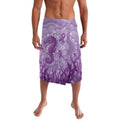 Australia Epilepsy Awareness Lavalava Seahorse Think Purple Ribbon Aboriginal - Aussie Hoodie