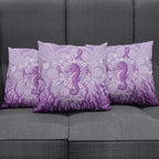 Australia Epilepsy Awareness Pillow Cover Seahorse Think Purple Ribbon Aboriginal - Aussie Hoodie