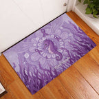 Australia Epilepsy Awareness Rubber Doormat Seahorse Think Purple Ribbon Aboriginal - Aussie Hoodie
