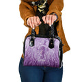Australia Epilepsy Awareness Shoulder Handbag Seahorse Think Purple Ribbon Aboriginal - Aussie Hoodie