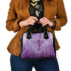 Australia Epilepsy Awareness Shoulder Handbag Seahorse Think Purple Ribbon Aboriginal - Aussie Hoodie