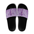 Australia Epilepsy Awareness Slide Sandals Seahorse Think Purple Ribbon Aboriginal - Aussie Hoodie