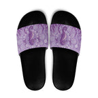 Australia Epilepsy Awareness Slide Sandals Seahorse Think Purple Ribbon Aboriginal - Aussie Hoodie