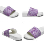 Australia Epilepsy Awareness Slide Sandals Seahorse Think Purple Ribbon Aboriginal - Aussie Hoodie