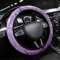 Australia Epilepsy Awareness Steering Wheel Cover Seahorse Think Purple Ribbon Aboriginal - Aussie Hoodie