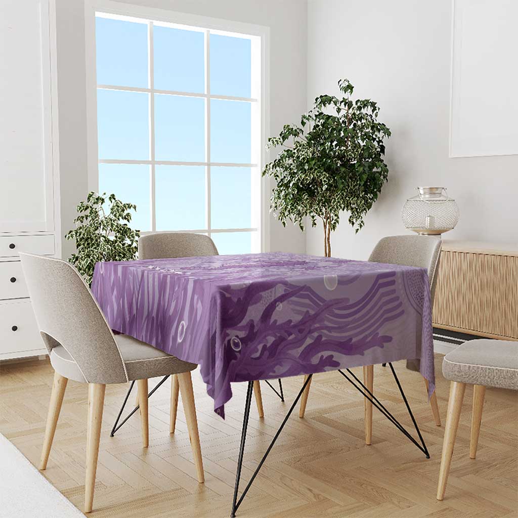 Australia Epilepsy Awareness Tablecloth Seahorse Think Purple Ribbon Aboriginal - Aussie Hoodie