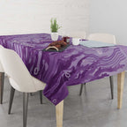 Australia Epilepsy Awareness Tablecloth Seahorse Think Purple Ribbon Aboriginal - Aussie Hoodie