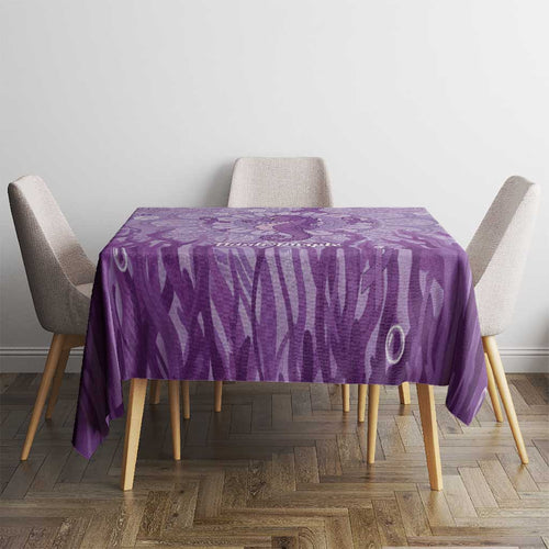 Australia Epilepsy Awareness Tablecloth Seahorse Think Purple Ribbon Aboriginal - Aussie Hoodie