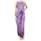 Australia Epilepsy Awareness Tank Maxi Dress Seahorse Think Purple Ribbon Aboriginal - Aussie Hoodie