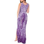 Australia Epilepsy Awareness Tank Maxi Dress Seahorse Think Purple Ribbon Aboriginal - Aussie Hoodie