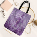 Australia Epilepsy Awareness Tote Bag Seahorse Think Purple Ribbon Aboriginal - Aussie Hoodie