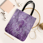 Australia Epilepsy Awareness Tote Bag Seahorse Think Purple Ribbon Aboriginal - Aussie Hoodie