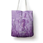 Australia Epilepsy Awareness Tote Bag Seahorse Think Purple Ribbon Aboriginal - Aussie Hoodie