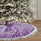 Australia Epilepsy Awareness Tree Skirt Seahorse Think Purple Ribbon Aboriginal - Aussie Hoodie