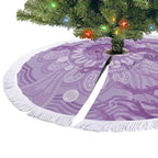 Australia Epilepsy Awareness Tree Skirt Seahorse Think Purple Ribbon Aboriginal - Aussie Hoodie