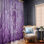 Australia Epilepsy Awareness Window Curtain Seahorse Think Purple Ribbon Aboriginal - Aussie Hoodie