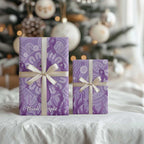 Australia Epilepsy Awareness Wrapping Paper Seahorse Think Purple Ribbon Aboriginal - Aussie Hoodie