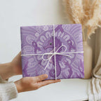Australia Epilepsy Awareness Wrapping Paper Seahorse Think Purple Ribbon Aboriginal - Aussie Hoodie