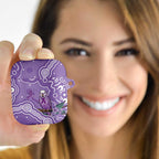 Australia Epilepsy Awareness AirPods Case Purple Budgerigar Plumeria Aboriginal - Aussie Hoodie