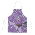 Australia Epilepsy Awareness Apron Purple Budgerigar Plumeria Aboriginal - Aussie Hoodie