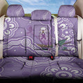 Australia Epilepsy Awareness Back Car Seat Cover Purple Budgerigar Plumeria Aboriginal - Aussie Hoodie