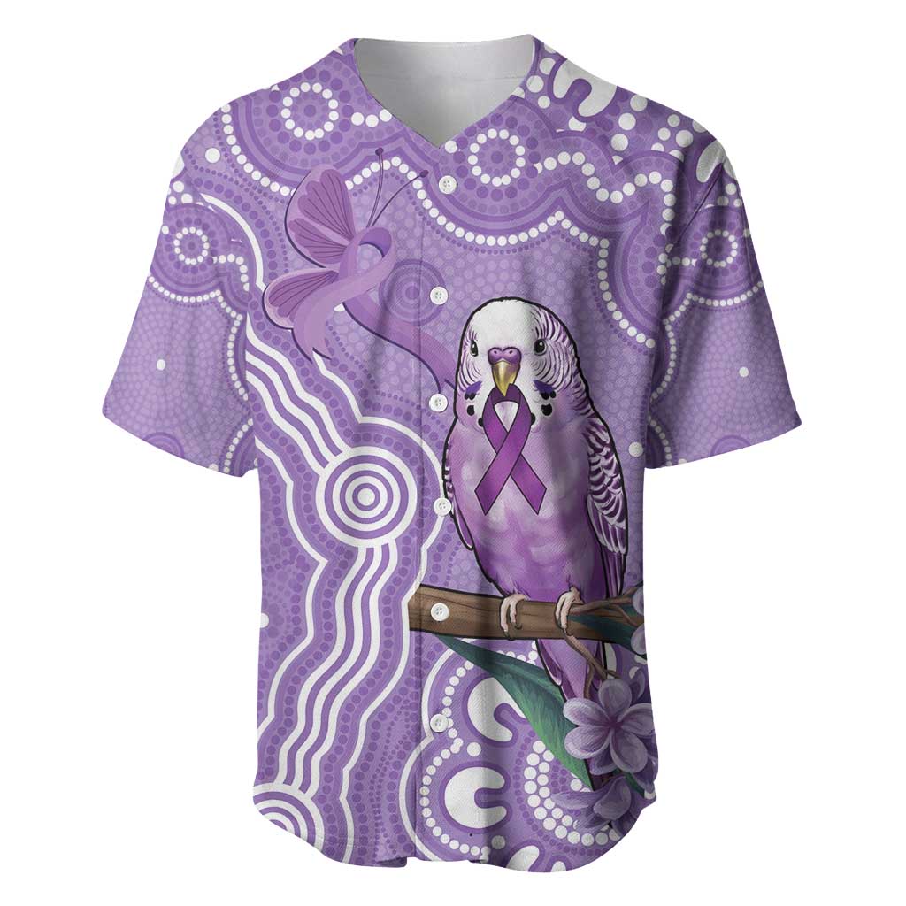 Australia Epilepsy Awareness Baseball Jersey Purple Budgerigar Plumeria Aboriginal - Aussie Hoodie