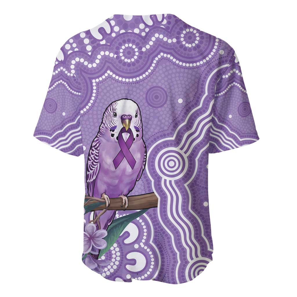 Australia Epilepsy Awareness Baseball Jersey Purple Budgerigar Plumeria Aboriginal - Aussie Hoodie
