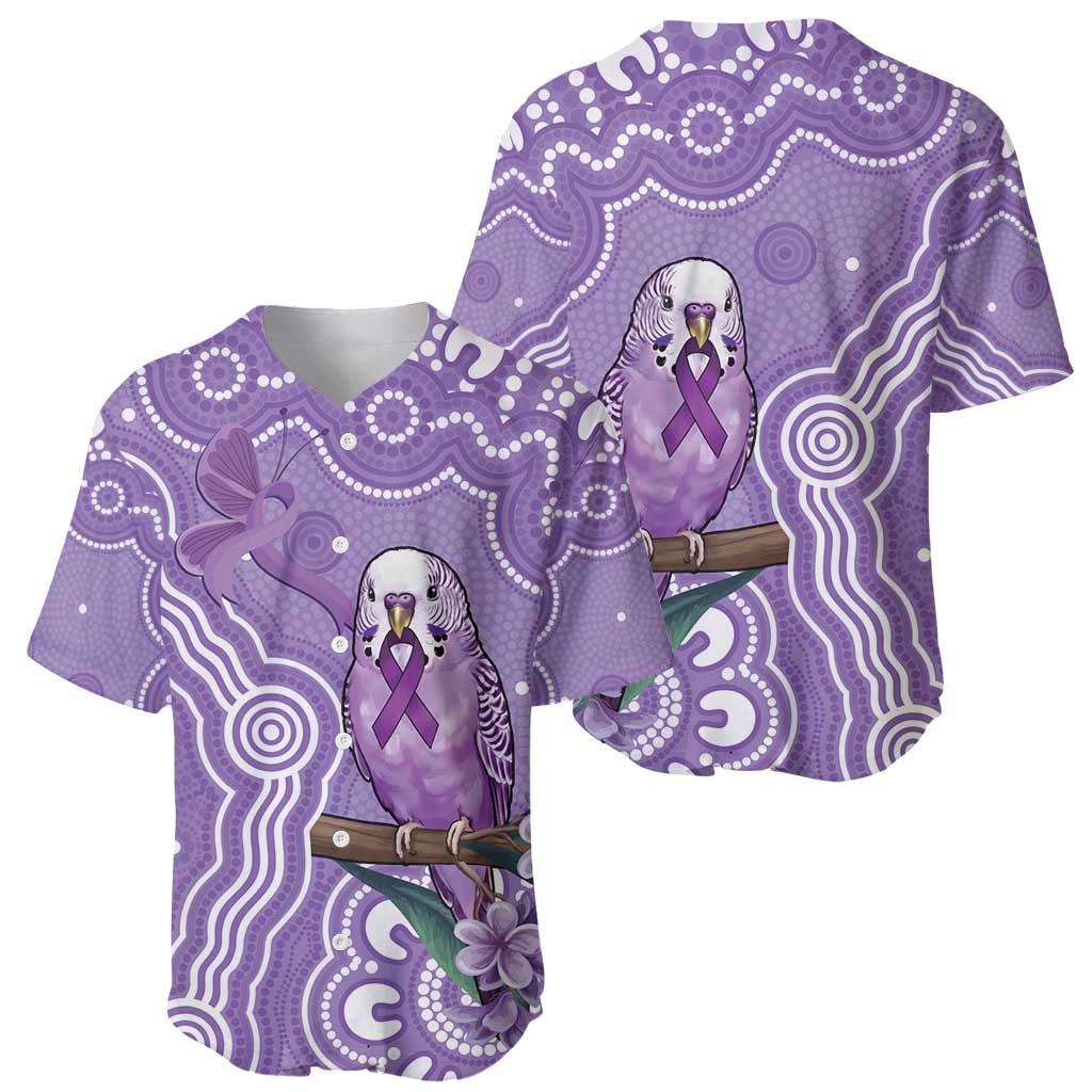 Australia Epilepsy Awareness Baseball Jersey Purple Budgerigar Plumeria Aboriginal - Aussie Hoodie