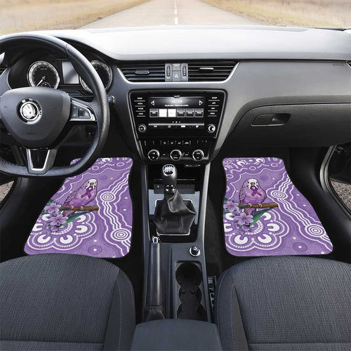 Australia Epilepsy Awareness Car Mats Purple Budgerigar Plumeria Aboriginal - Aussie Hoodie