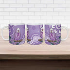 Australia Epilepsy Awareness Ceramic Mug Purple Budgerigar Plumeria Aboriginal - Aussie Hoodie