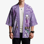 Australia Epilepsy Awareness Kimono Purple Budgerigar Plumeria Aboriginal - Aussie Hoodie