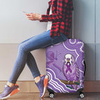 Australia Epilepsy Awareness Luggage Cover Purple Budgerigar Plumeria Aboriginal - Aussie Hoodie