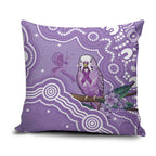 Australia Epilepsy Awareness Pillow Cover Purple Budgerigar Plumeria Aboriginal - Aussie Hoodie