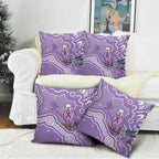 Australia Epilepsy Awareness Pillow Cover Purple Budgerigar Plumeria Aboriginal - Aussie Hoodie