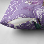 Australia Epilepsy Awareness Pillow Cover Purple Budgerigar Plumeria Aboriginal - Aussie Hoodie